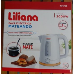 PAVA ELÉCTRICA MATEANDO  Liliana - Electrodomésticos para tu vida